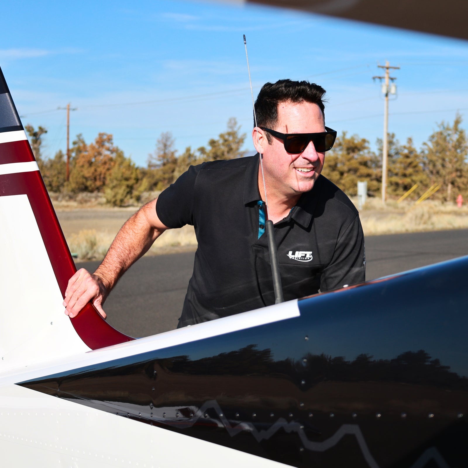 Contrail Polo Shirt - LIFT Aviation