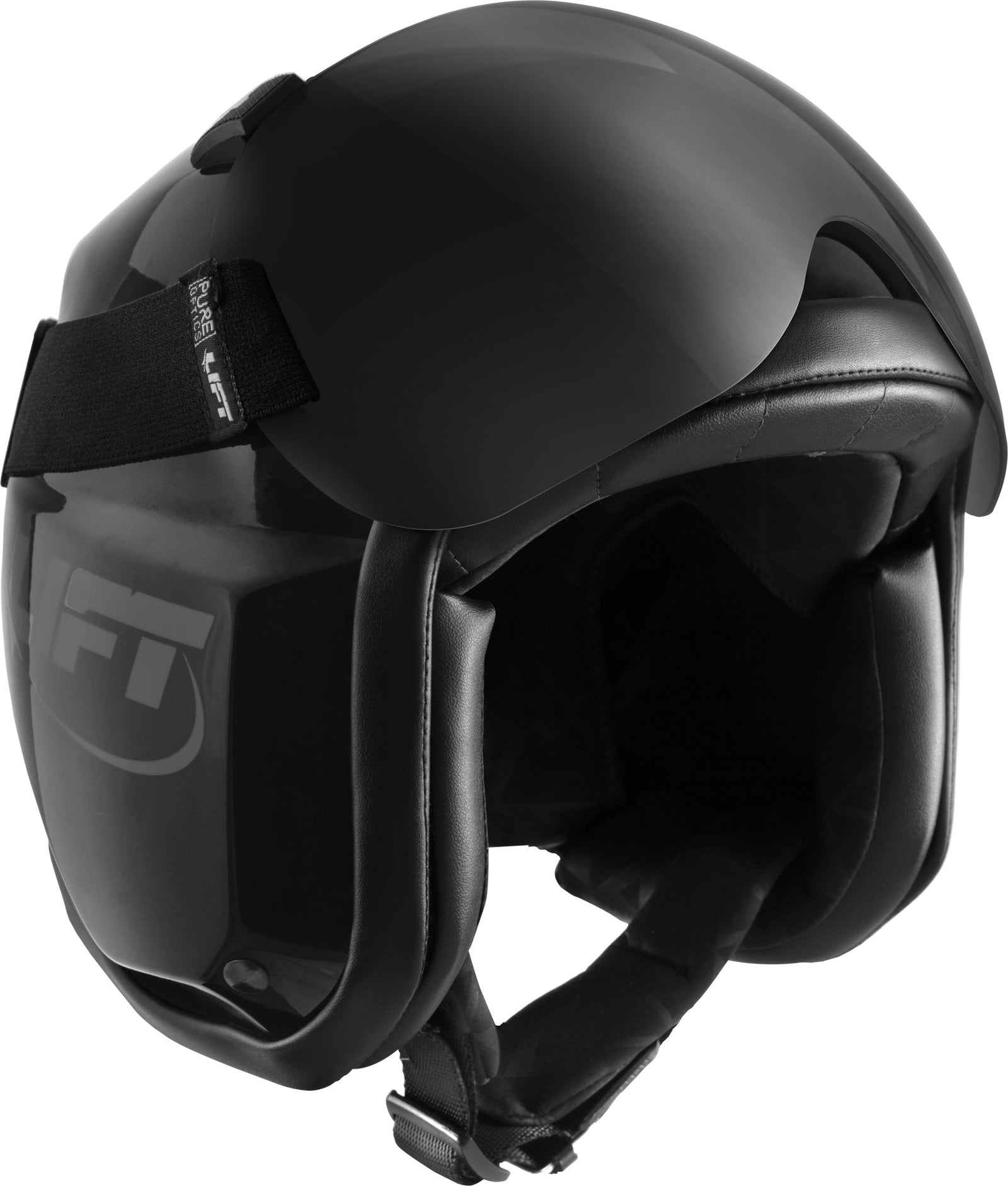 AV-1 KOR With Visor - Black - LIFT Aviation