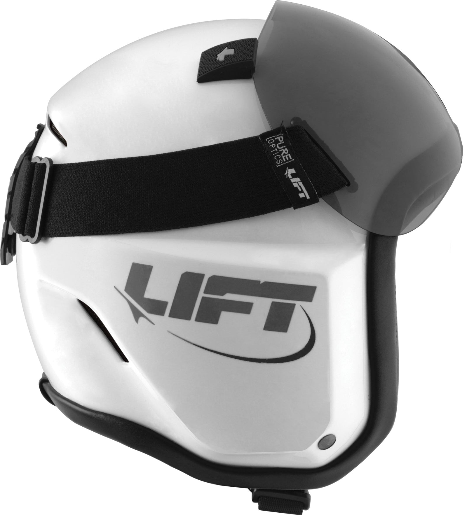 AV-1 KOR With Visor - Gloss White - LIFT Aviation