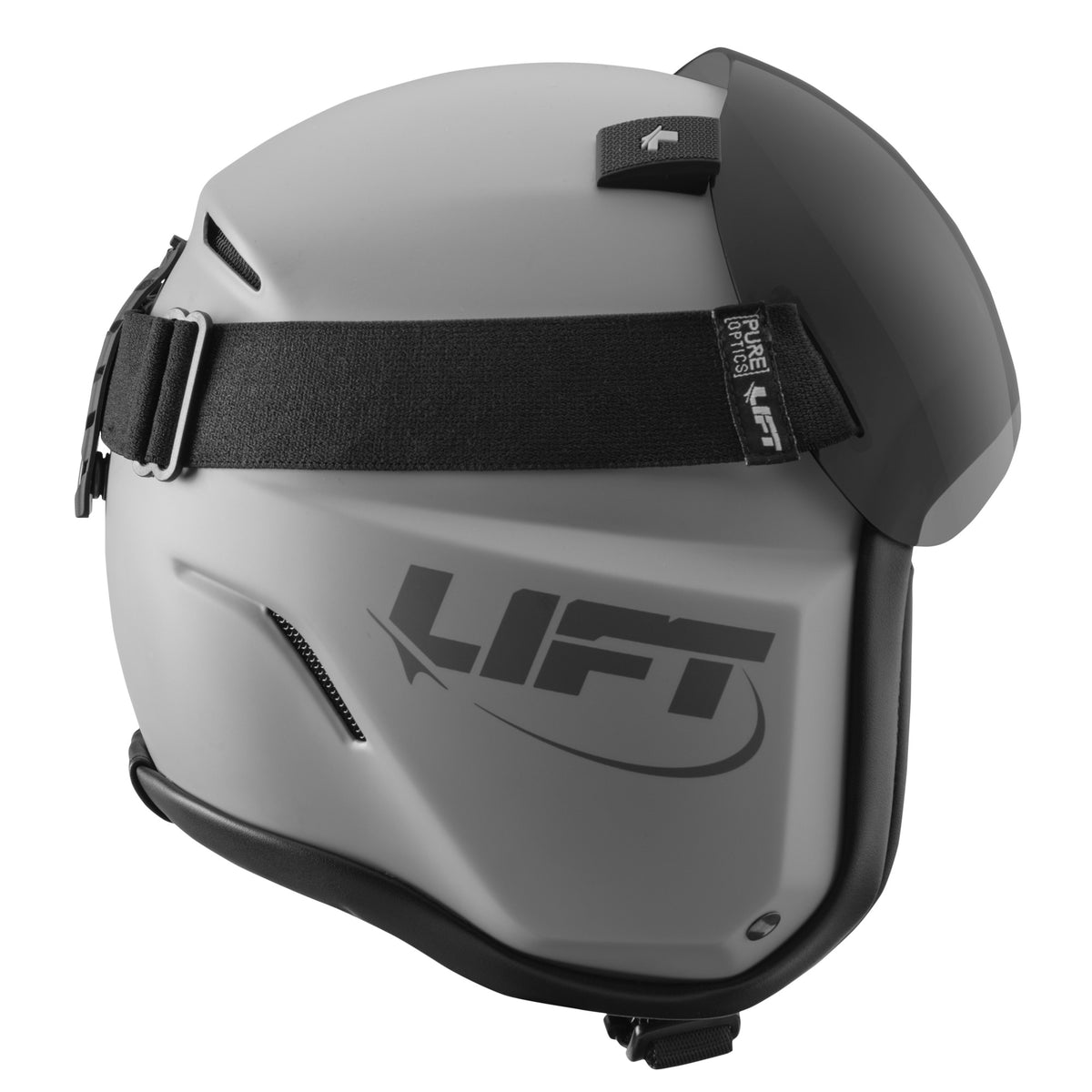 AV-1 KOR With Visor - Matte Grey - LIFT Aviation