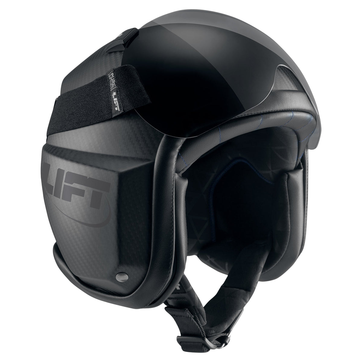 AV-1 KOR With Visor - Carbon Fiber Matte - LIFT Aviation