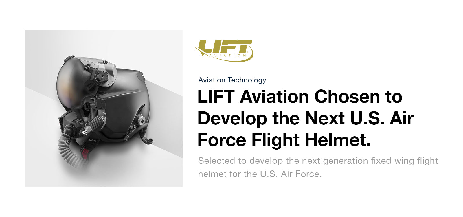 LIFT Aviation to design flight helmet for U.S. Air Force