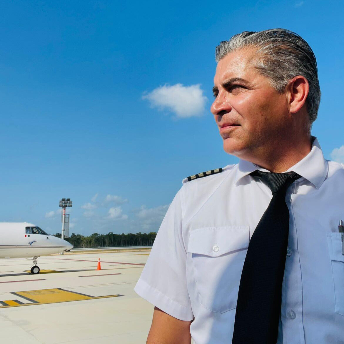 Flextech - Commercial Pilot Shirt Short Sleeve Winged - LIFT Aviation