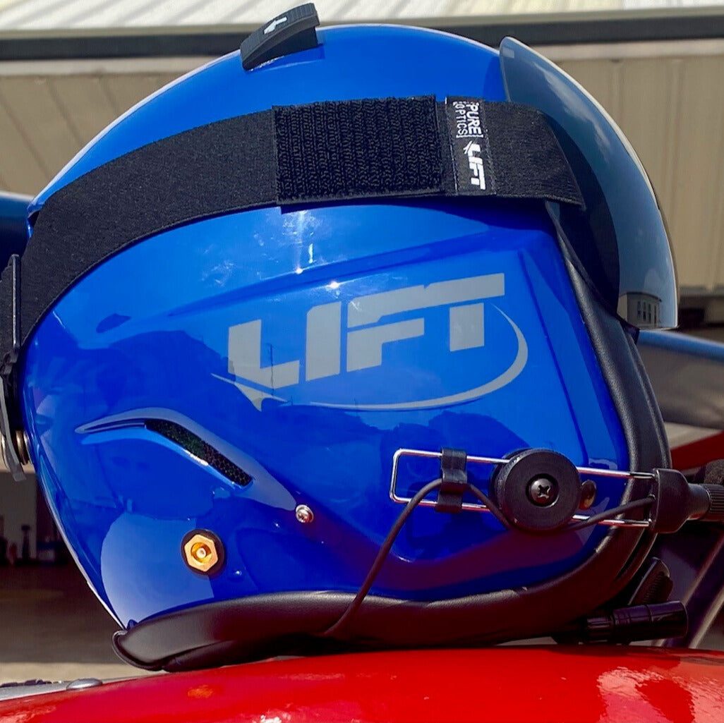 AV-1 KOR With Visor - Blue - LIFT Aviation