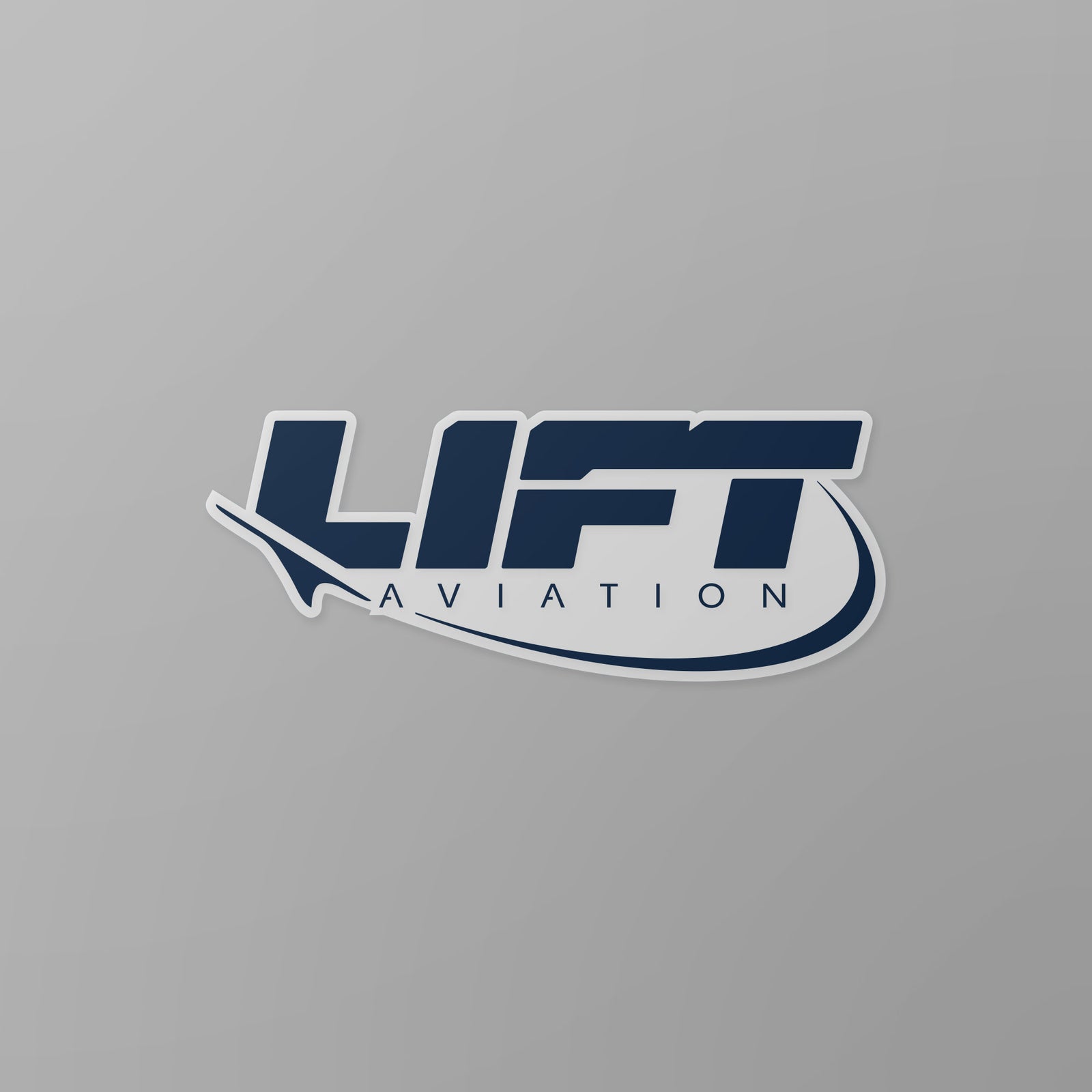 LIFT Aviation 5" Sticker Blue - LIFT Aviation