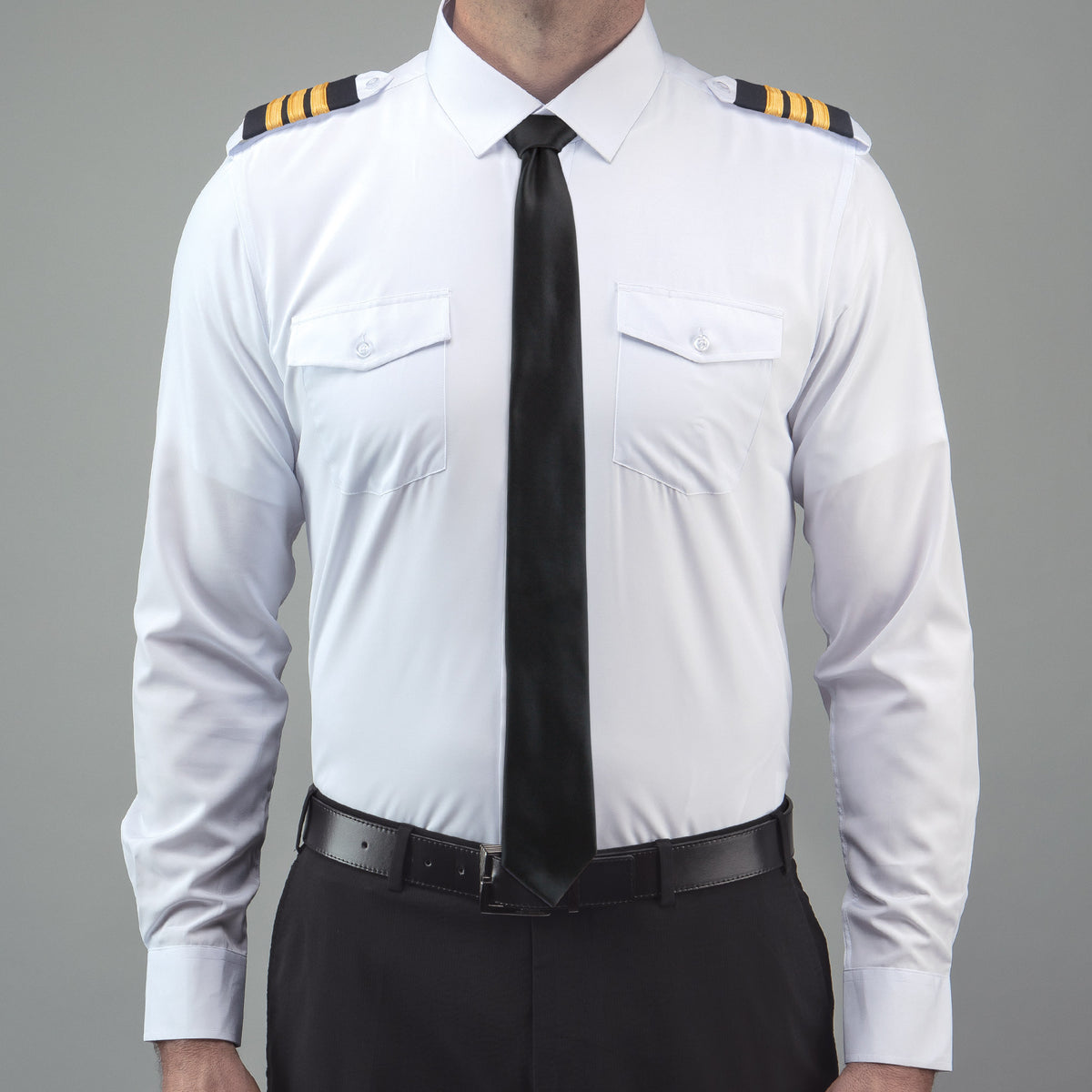 Flextech - Professional Pilot Shirt Long Sleeve Winged - LIFT Aviation