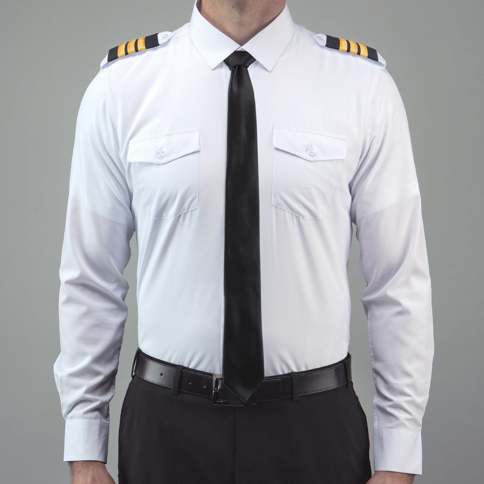 Flextech - Professional Pilot Shirt Long Sleeve Winged - LIFT Aviation