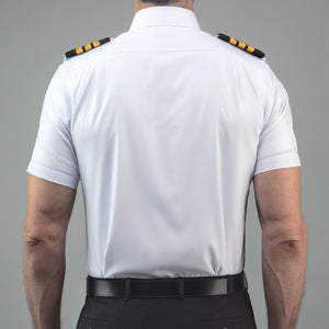Flextech - Professional Pilot Shirt Short Sleeve Winged - LIFT Aviation