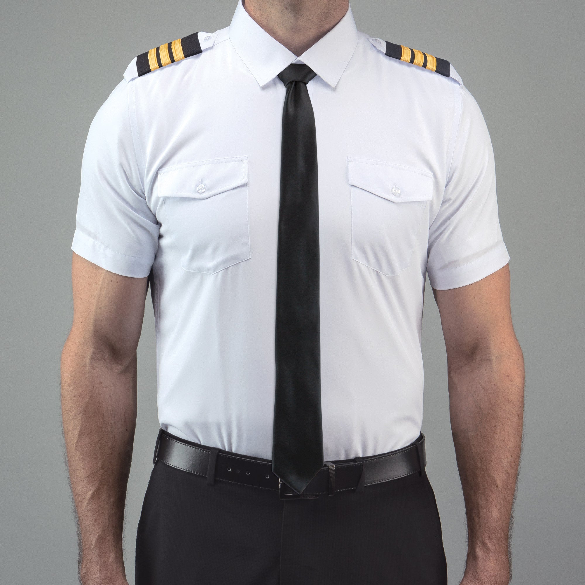 Flextech - Professional Pilot Shirt Short Sleeve Winged - LIFT Aviation