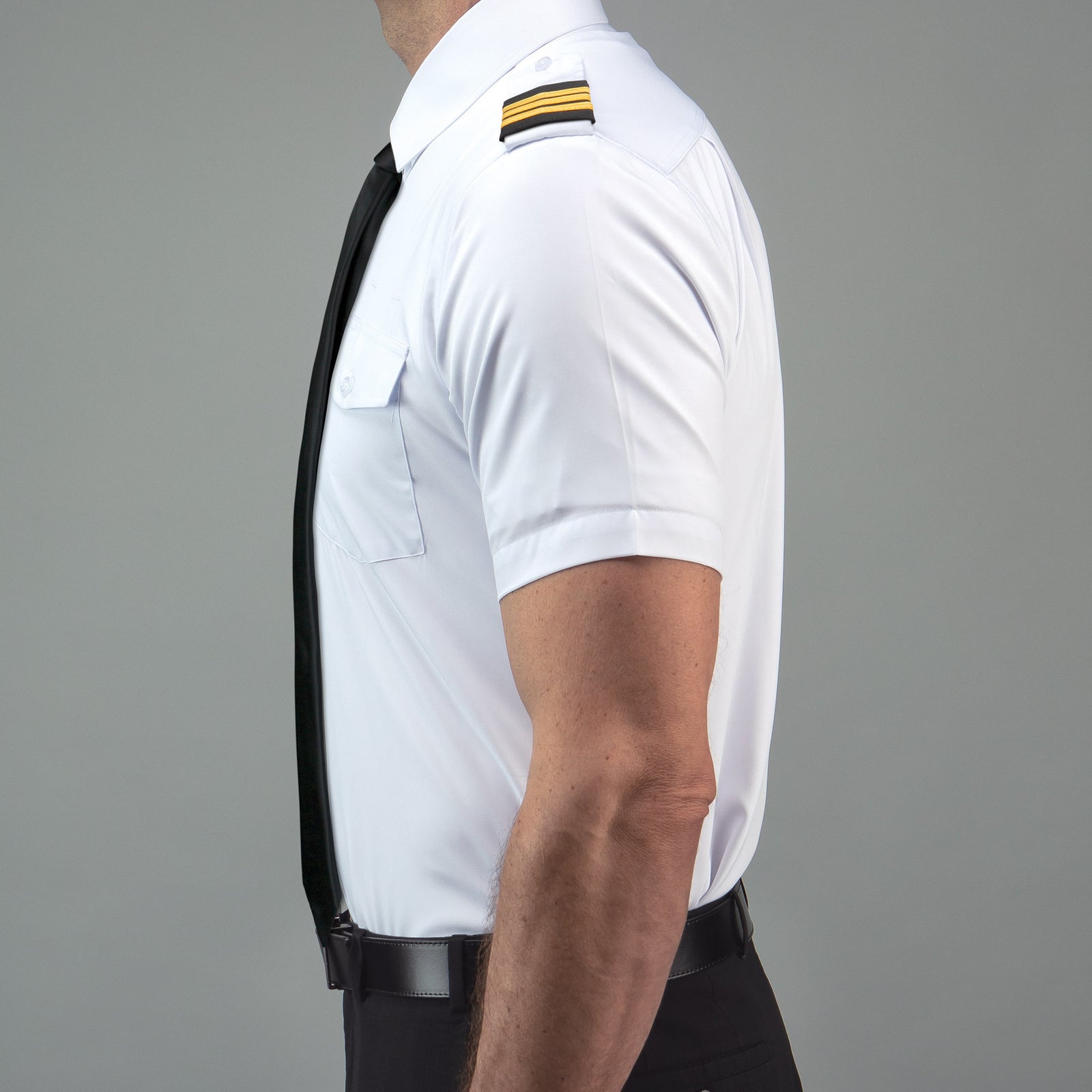Flextech - Professional Pilot Shirt Short Sleeve Winged - LIFT Aviation