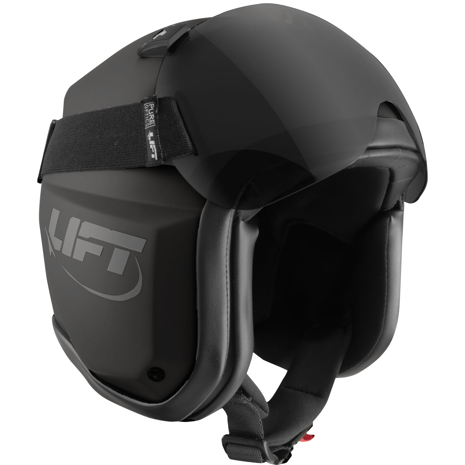 AV-1 KOR With Visor - Matte Black - LIFT Aviation