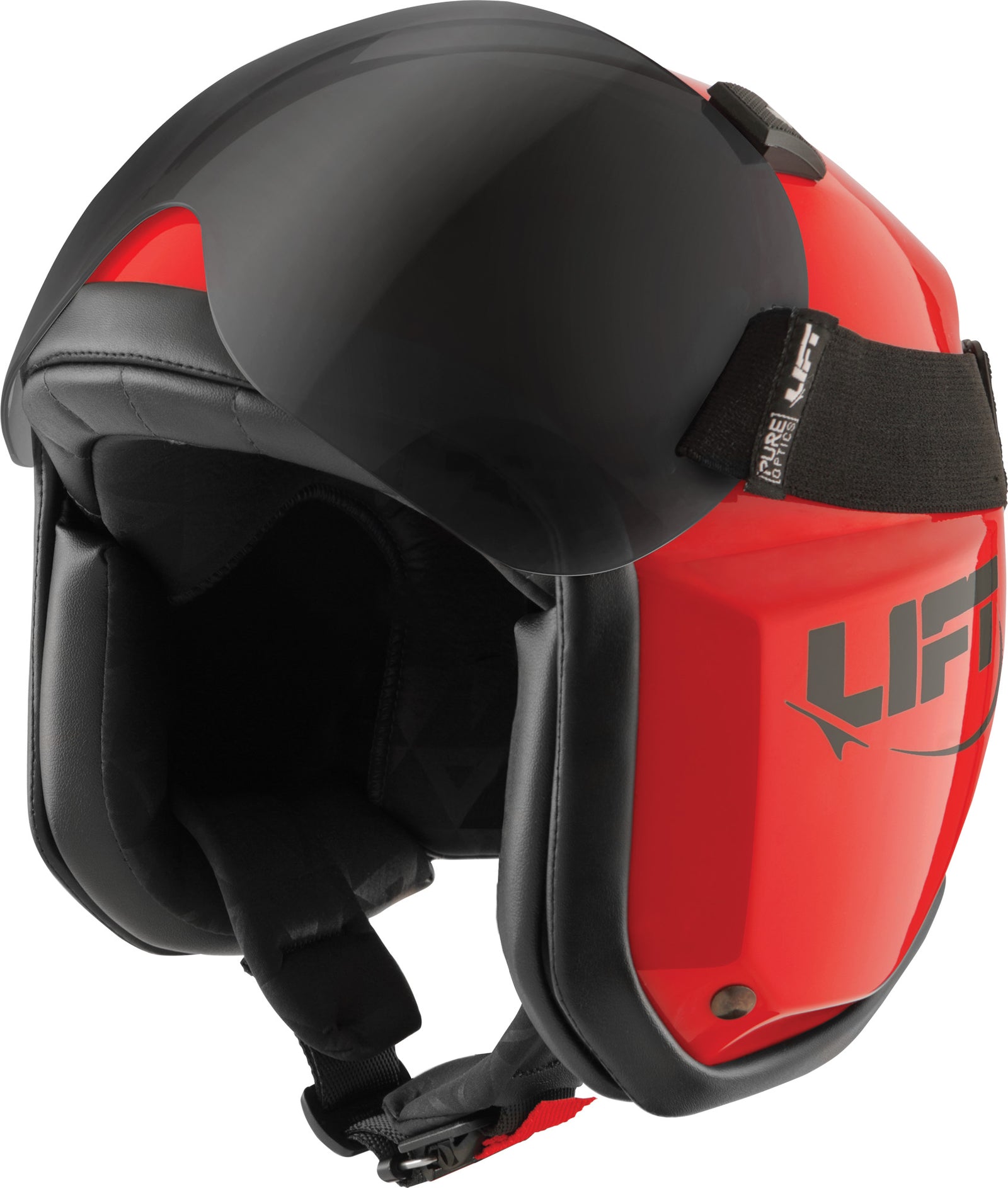 AV-1 KOR With Visor - Red - LIFT Aviation