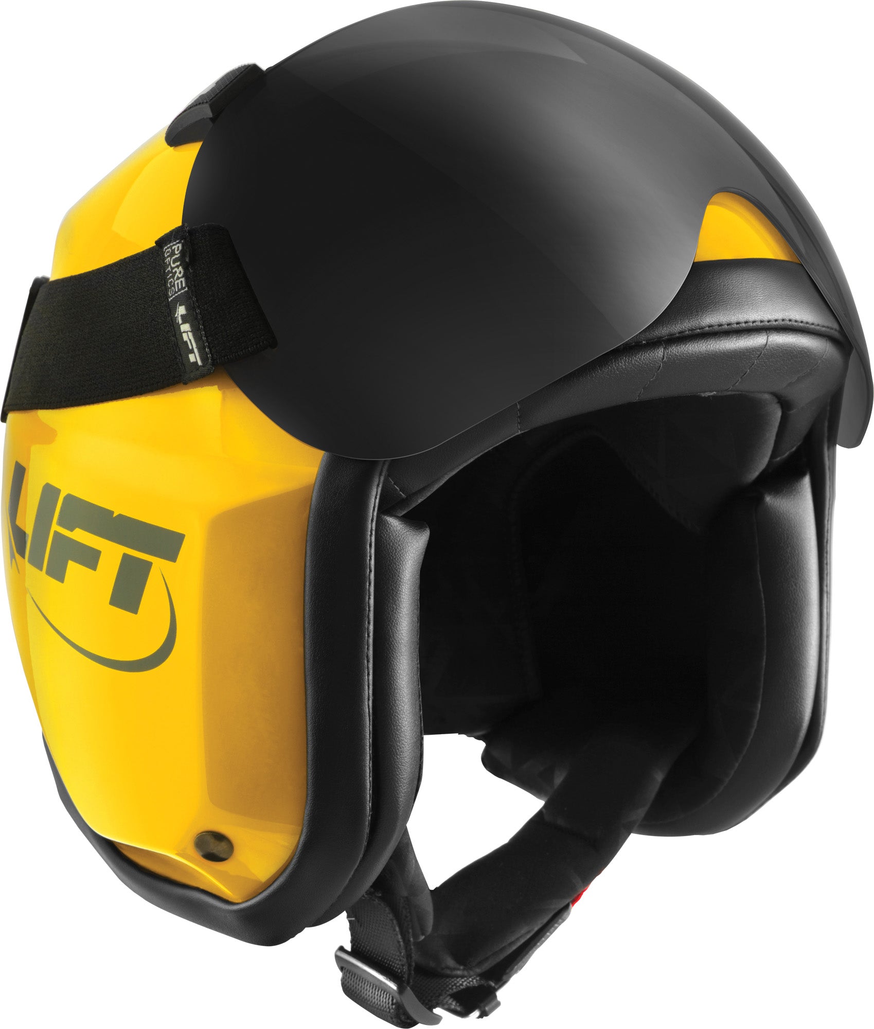 Yellow AV-1 KOR Goggle Aviation Helmet - LIFT Aviation