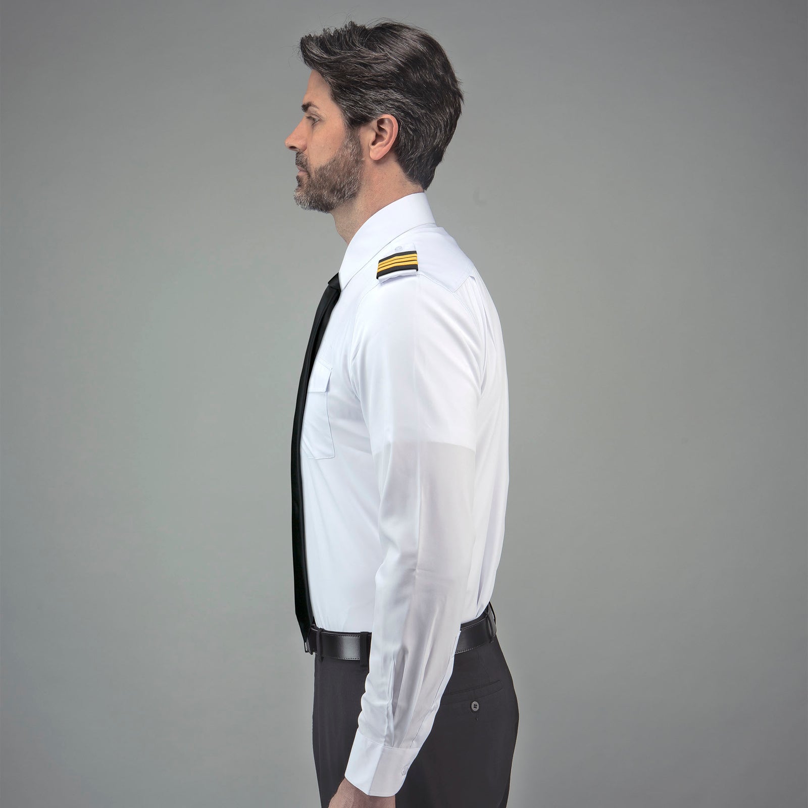Flextech - Professional Pilot Shirt Long Sleeve Winged - LIFT Aviation